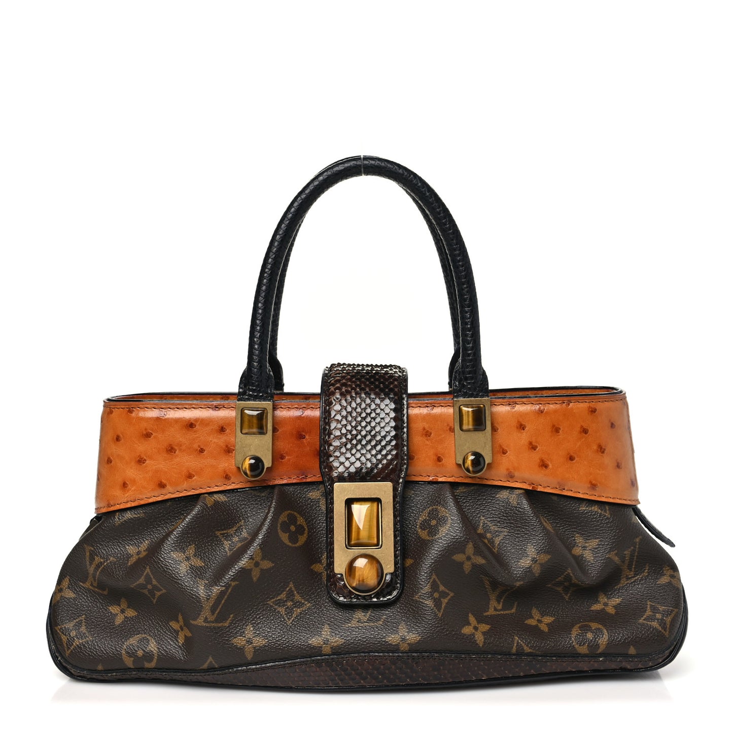 Monogram Ostrich Macha Waltz