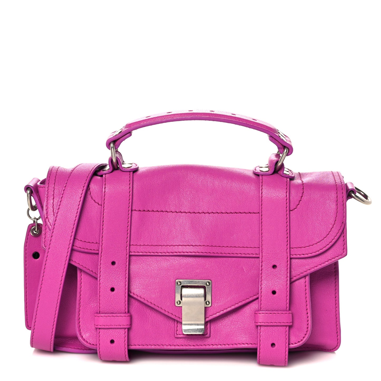 Lambskin Tiny PS1 Satchel Berry