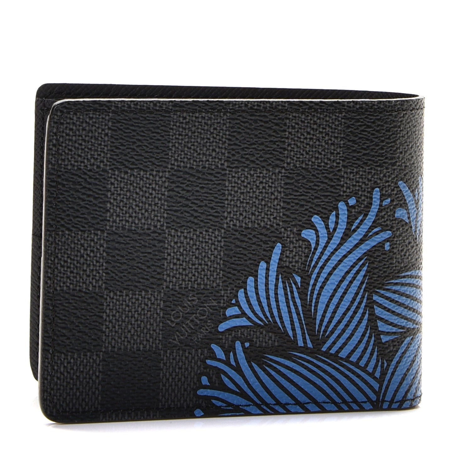 Damier Graphite Rope Slender Wallet Blue