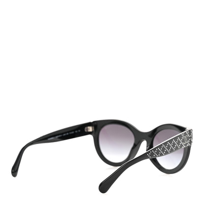 Chanel Crystal CC Sunglasses 5420-B-A Black 4 of 9