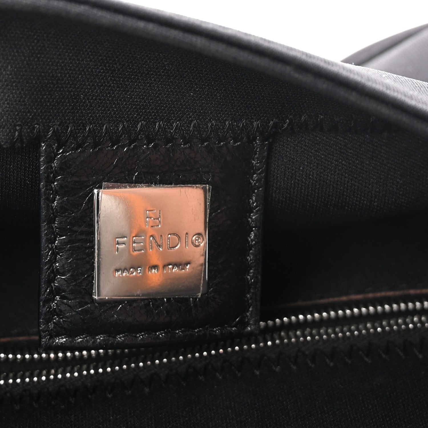 Fendi Neoprene Baguette Black 6 of 9