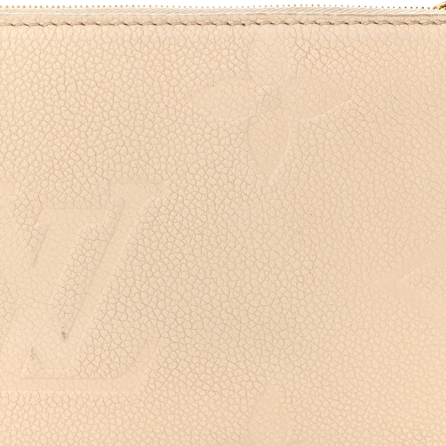 Louis Vuitton Empreinte Monogram Giant Multi Pochette Accessories Cream 15 of 16