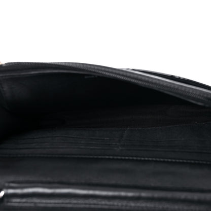 Chanel Patent Quilted Wallet On Chain WOC Black 7 of 16