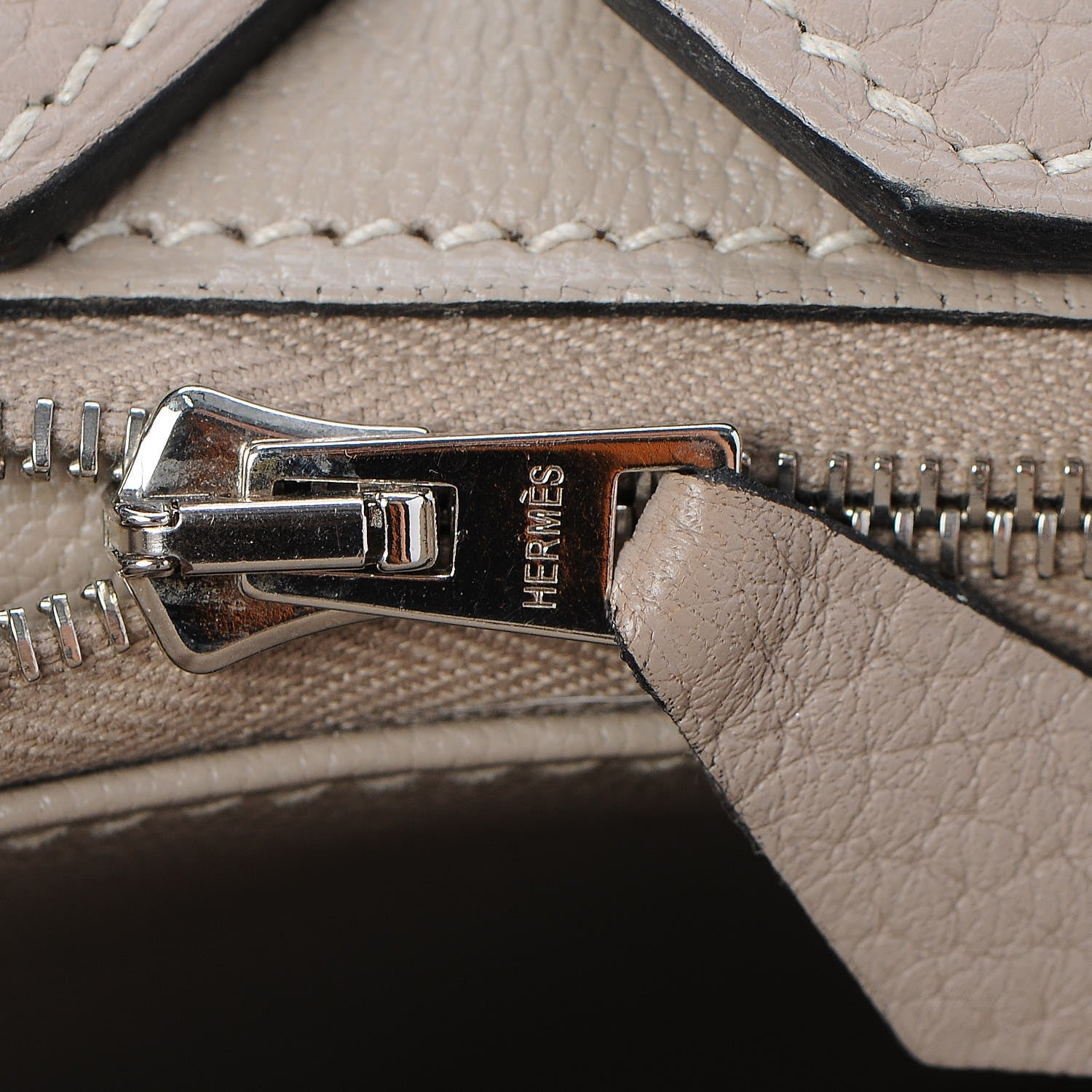 Hermes Taurillon Clemence Birkin 35 Gris Tourterelle 19 of 34