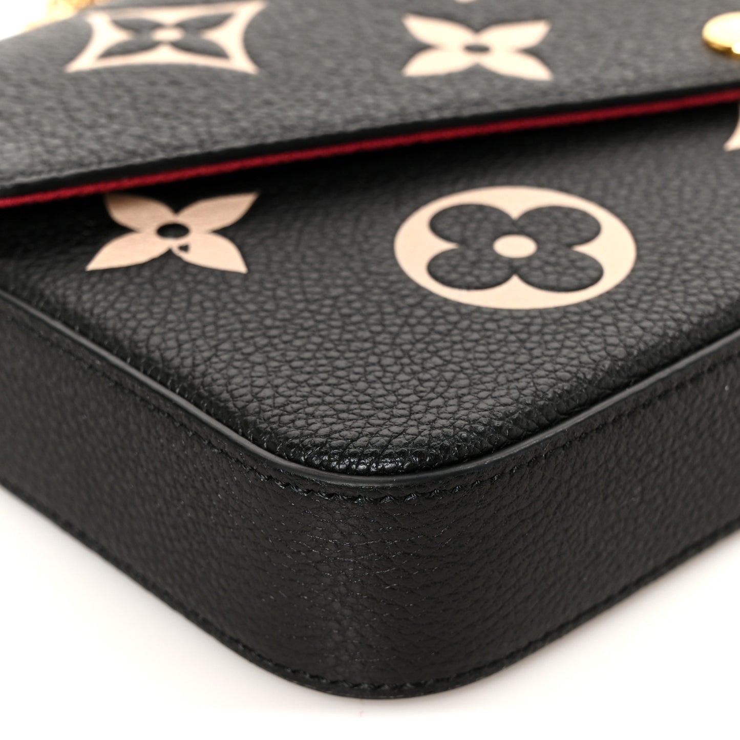Empreinte Monogram Giant Felicie Pochette Black Beige