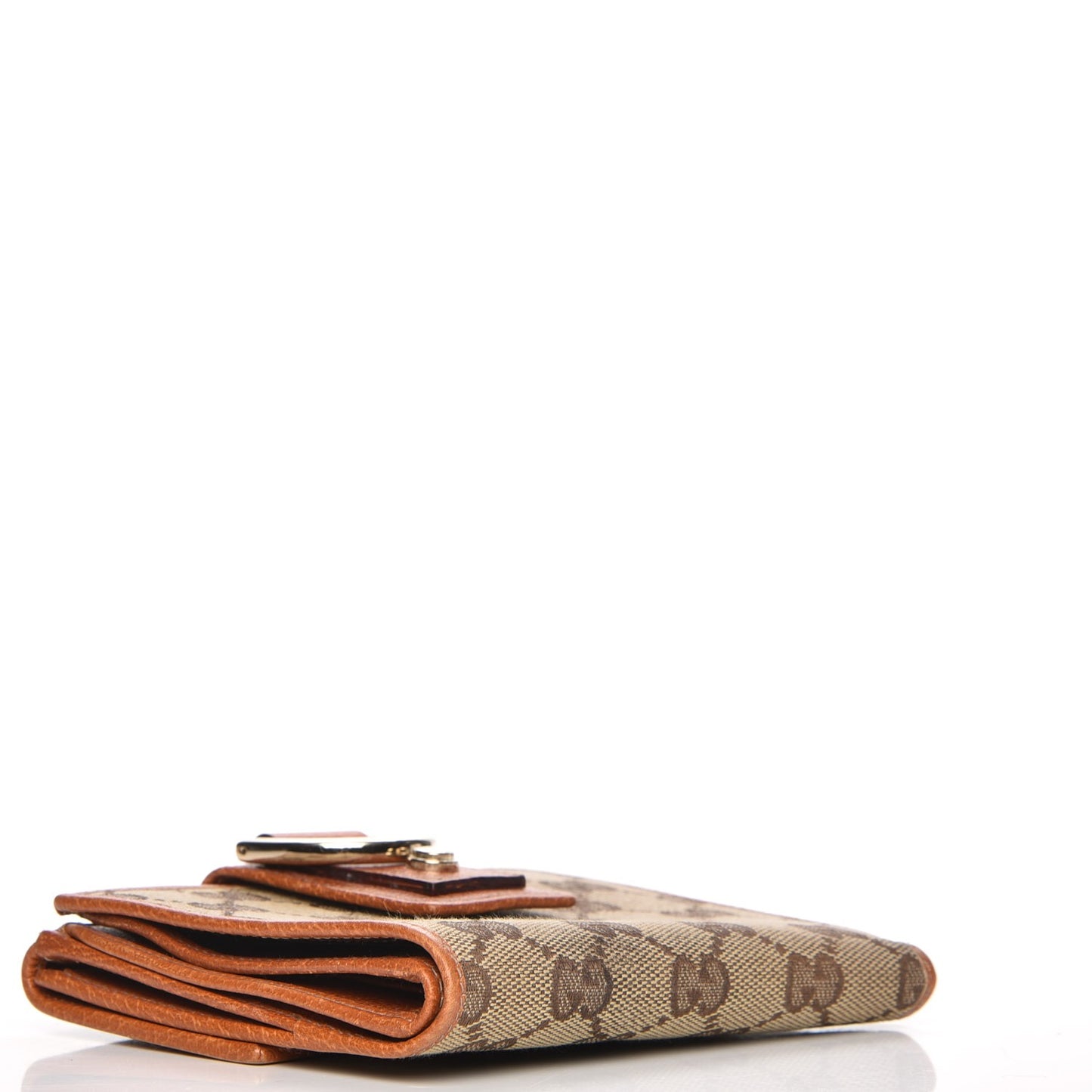 Monogram Abbey Compact Wallet Tan