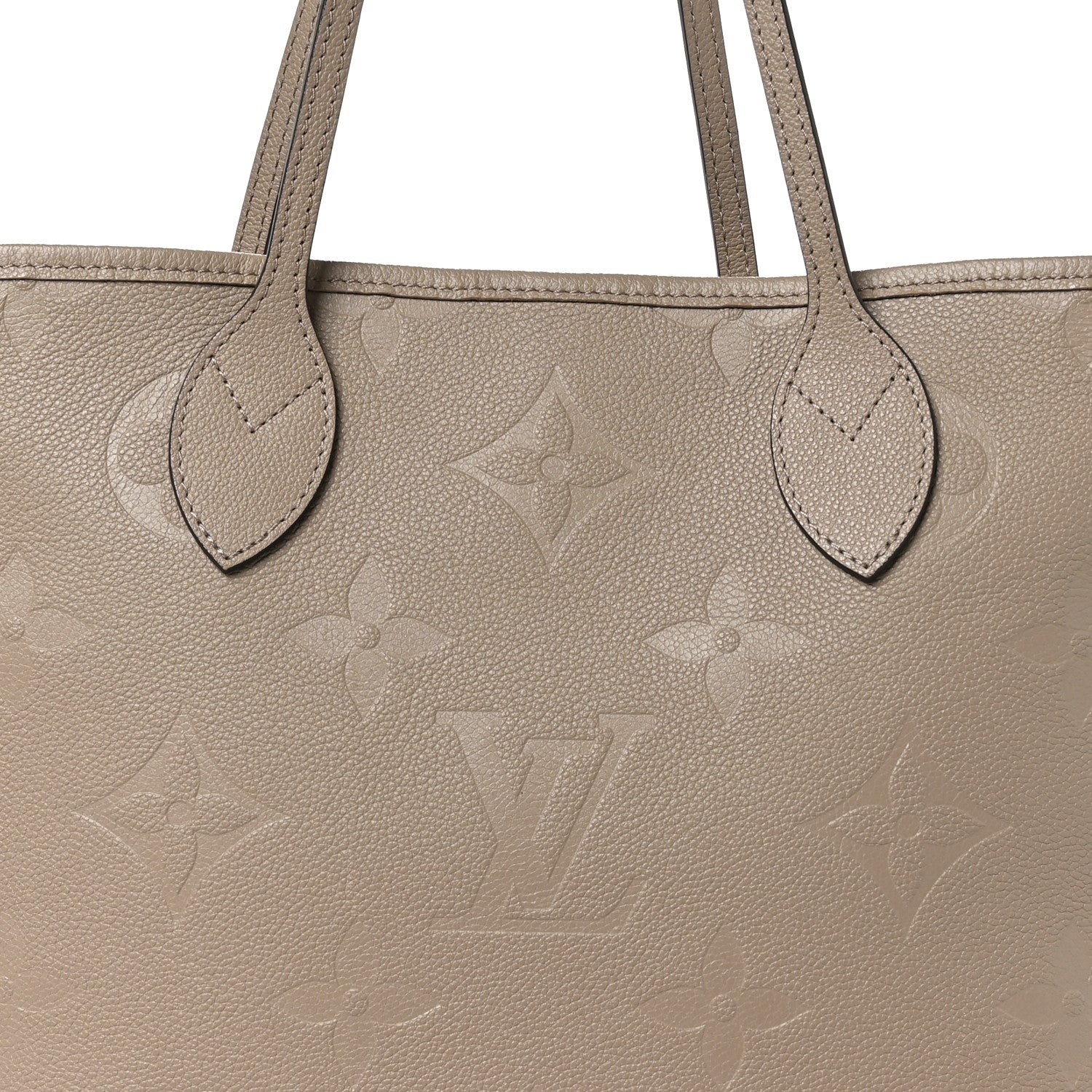 Louis Vuitton Empreinte Monogram Giant Neverfull MM Tourterelle 8 of 10