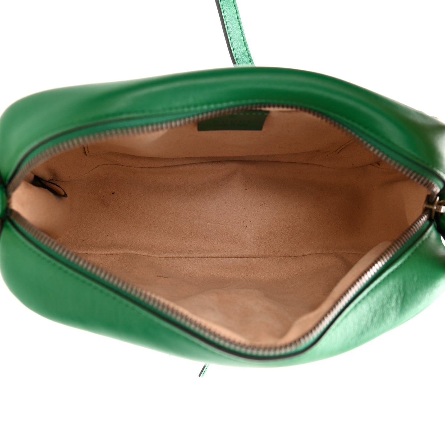 Calfskin Matelasse Small GG Marmont Chain Shoulder Bag Emerald Green