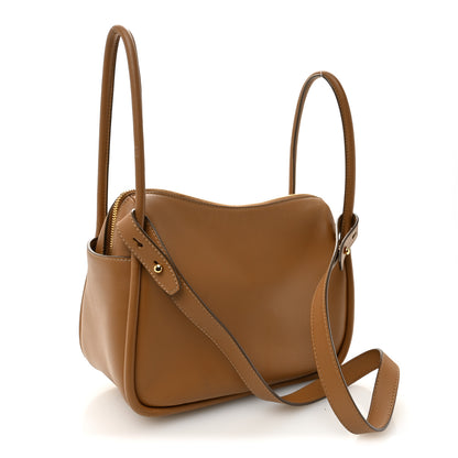 Prada Soft Calfskin Darling Shoulder Bag Caramel 3 of 10