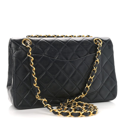 Chanel Lambskin Quilted Small Double Flap Black 2 of 10
