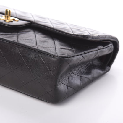 Chanel Lambskin Quilted Medium Double Flap Black 8 of 8