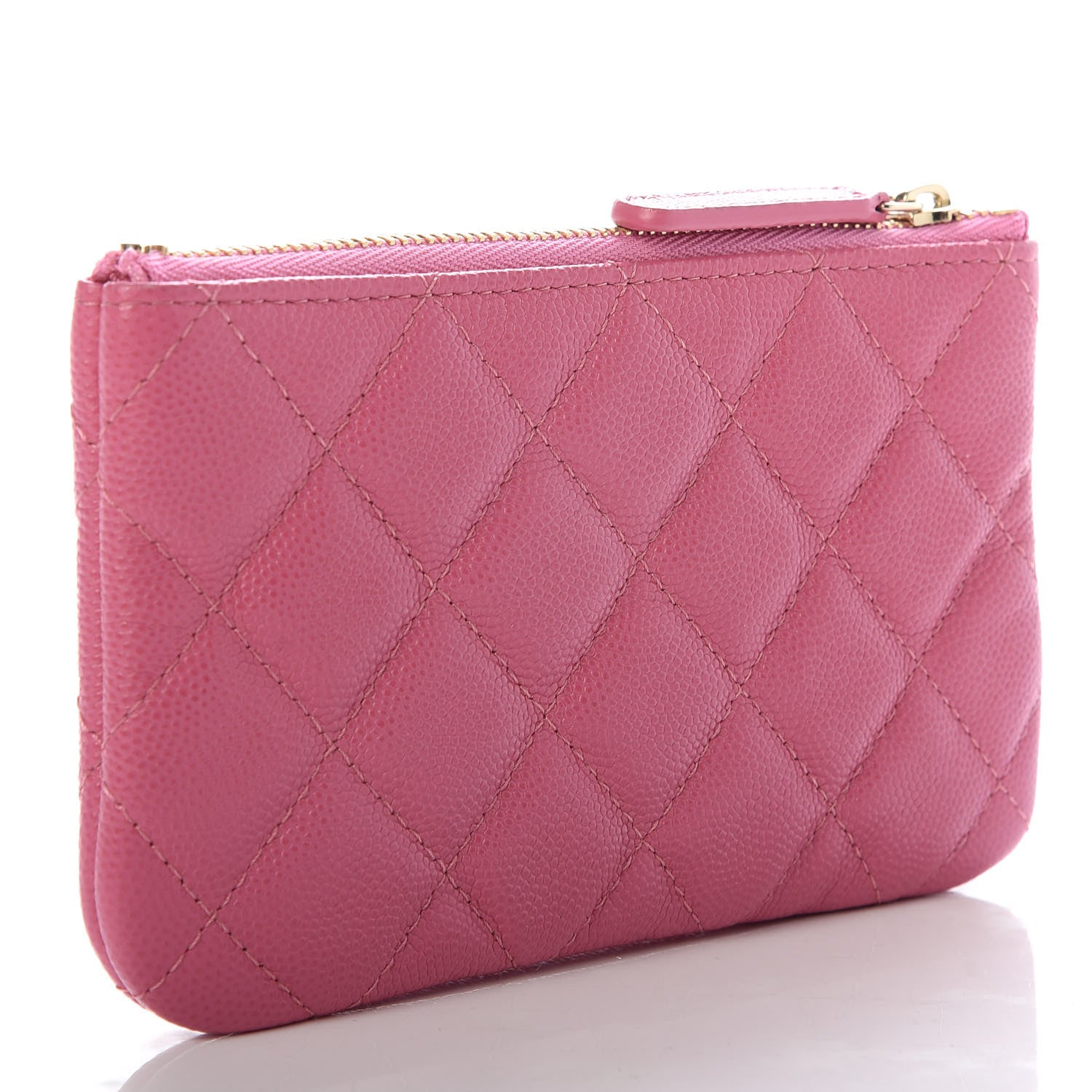 Chanel Caviar Quilted Small Cosmetic Case Pink 3 of 8