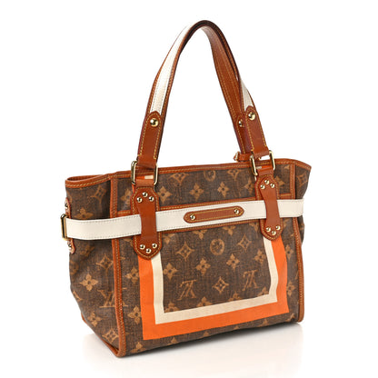 Louis Vuitton Monogram Rayures Tisse Sac PM 2 of 9