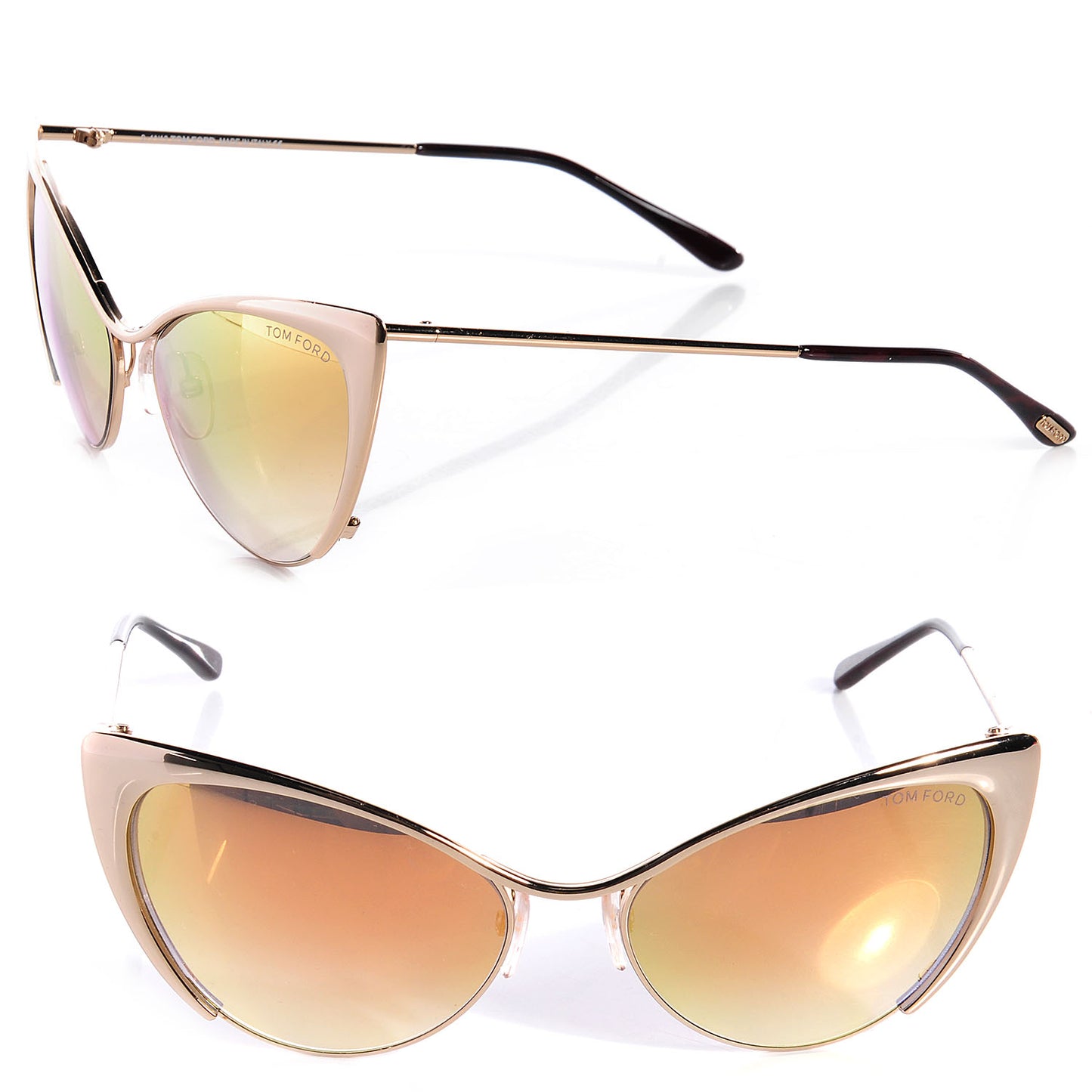 Nastasya Cat Eye Sunglasses TF304 Rose Gold
