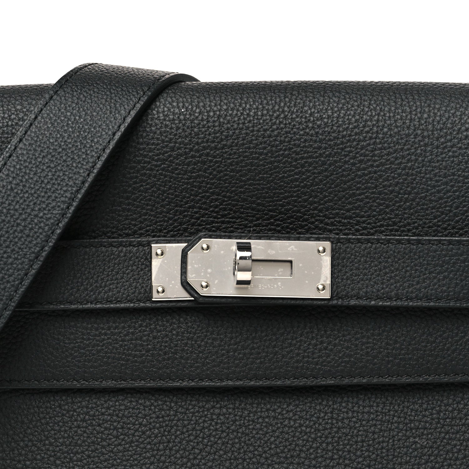 Hermes Togo Kelly Messenger PM Black 8 of 10
