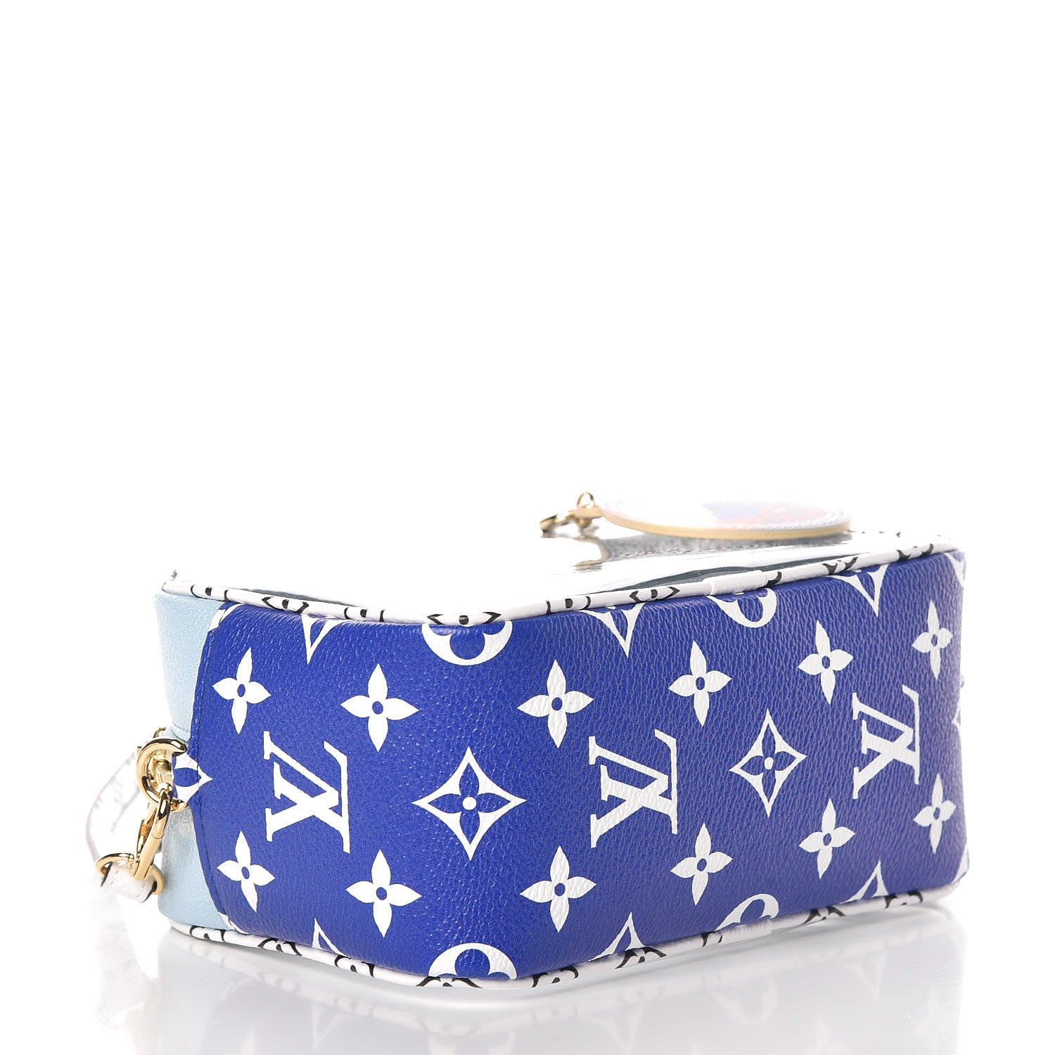 Louis Vuitton Monogram Giant Portofino Beach Pouch Blue 4 of 7