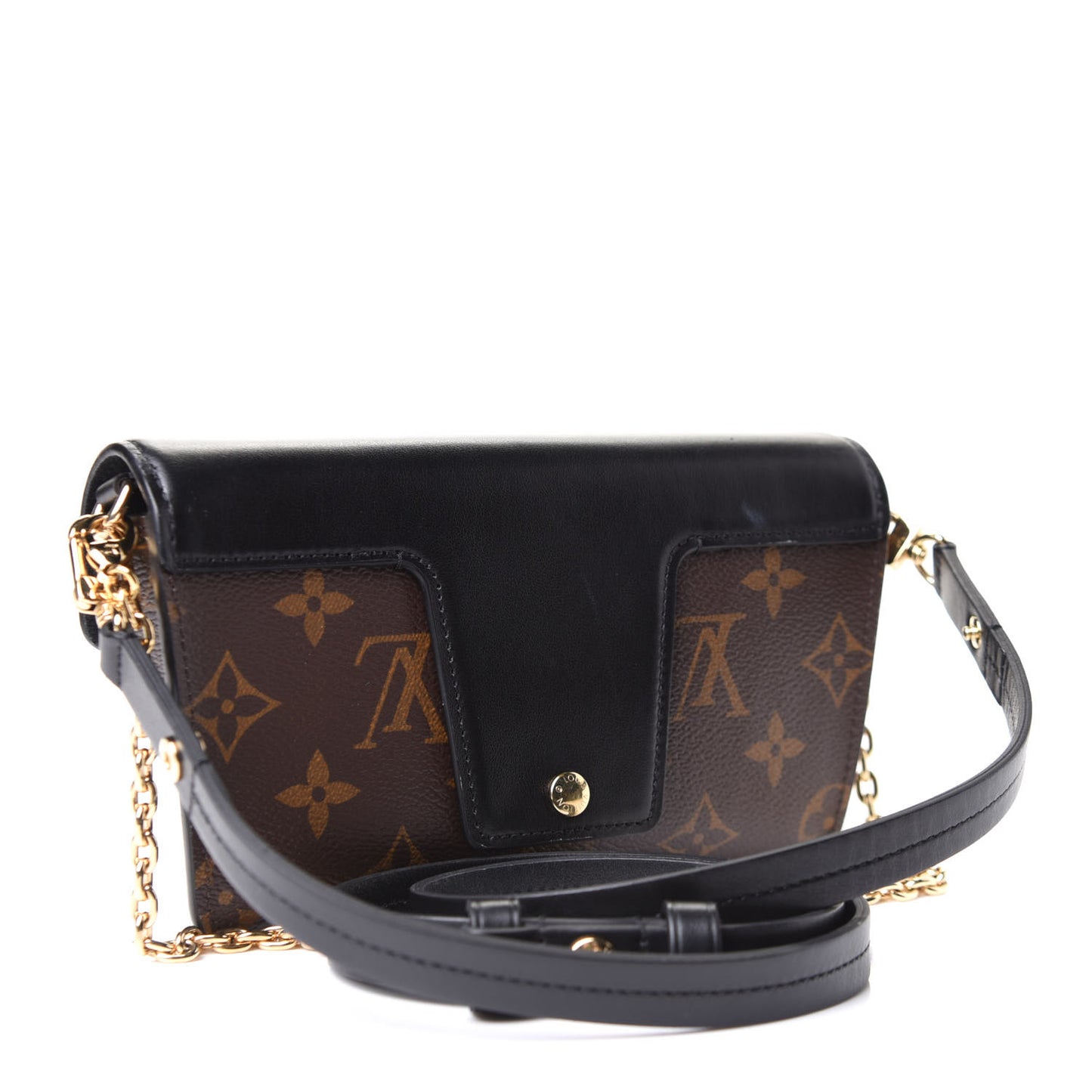 Monogram Padlock On Strap Black