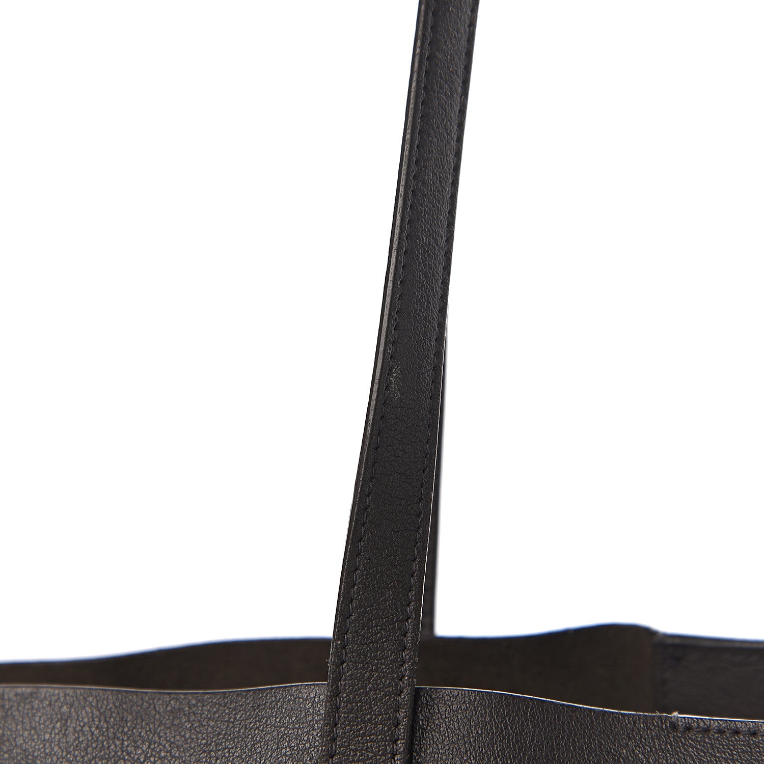 Saint Laurent Calfskin Large Shopping Tote Dark Grey 9 of 18