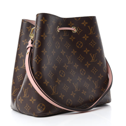 Louis Vuitton Monogram Neonoe MM Rose Poudre 3 of 11