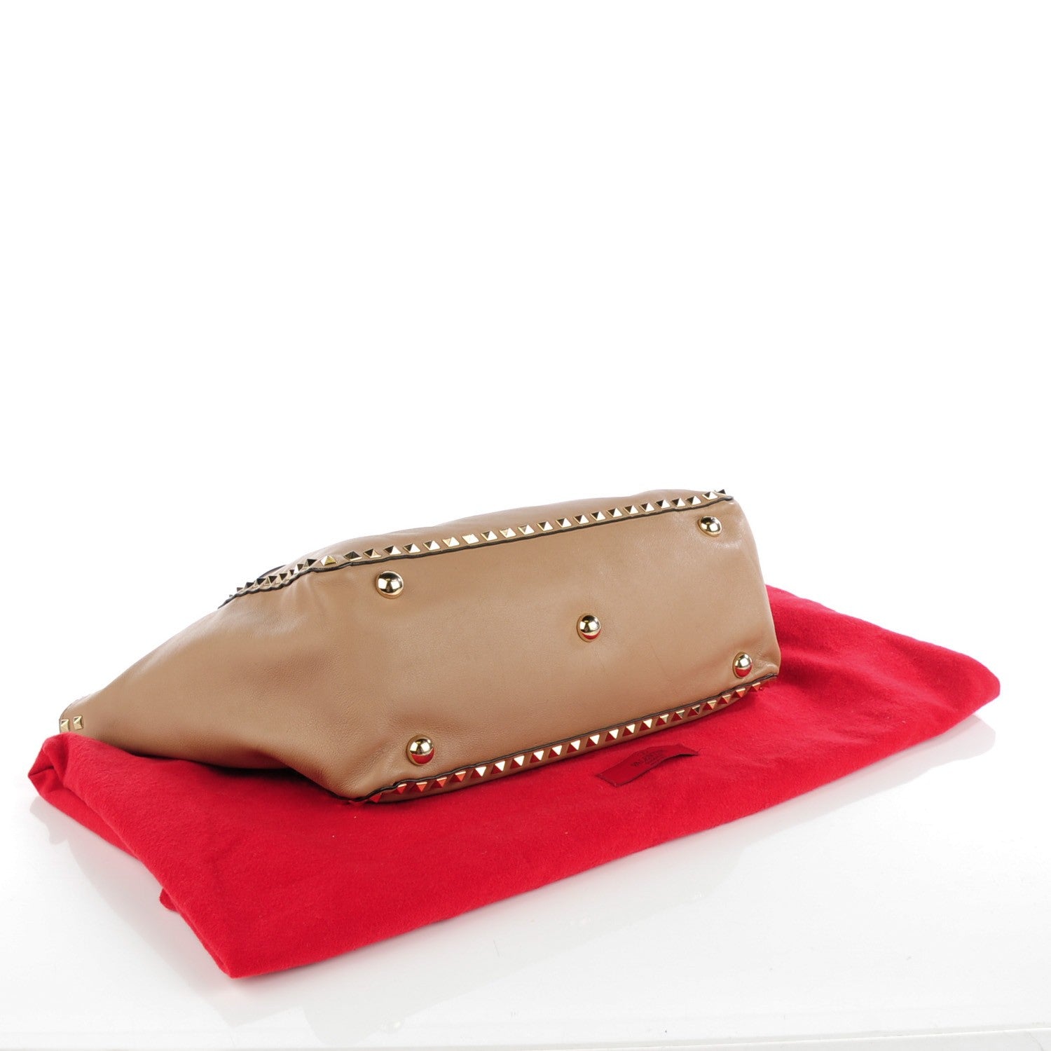 Valentino Garavani Vitello Medium Rockstud Tote Alpaca 4 of 7