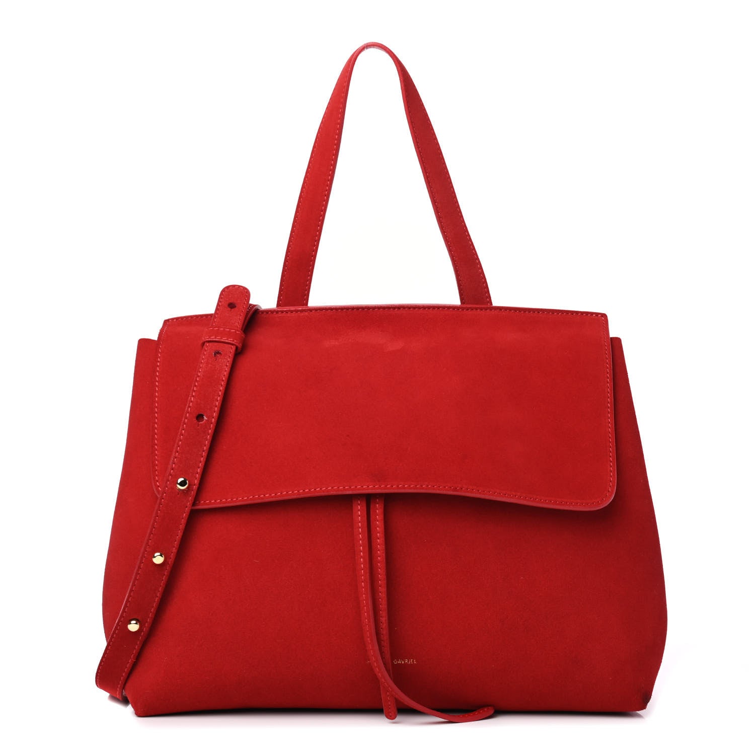 Mansur Gavriel Suede Lady Bag Flamma 1 of 4