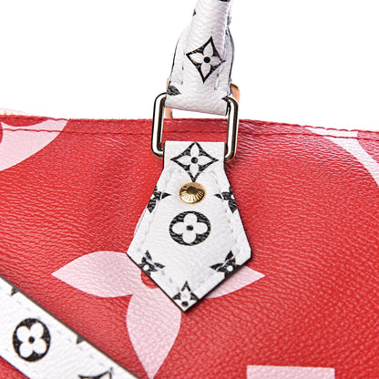 Louis Vuitton Monogram Giant Speedy Bandouliere 30 Rouge 8 of 10