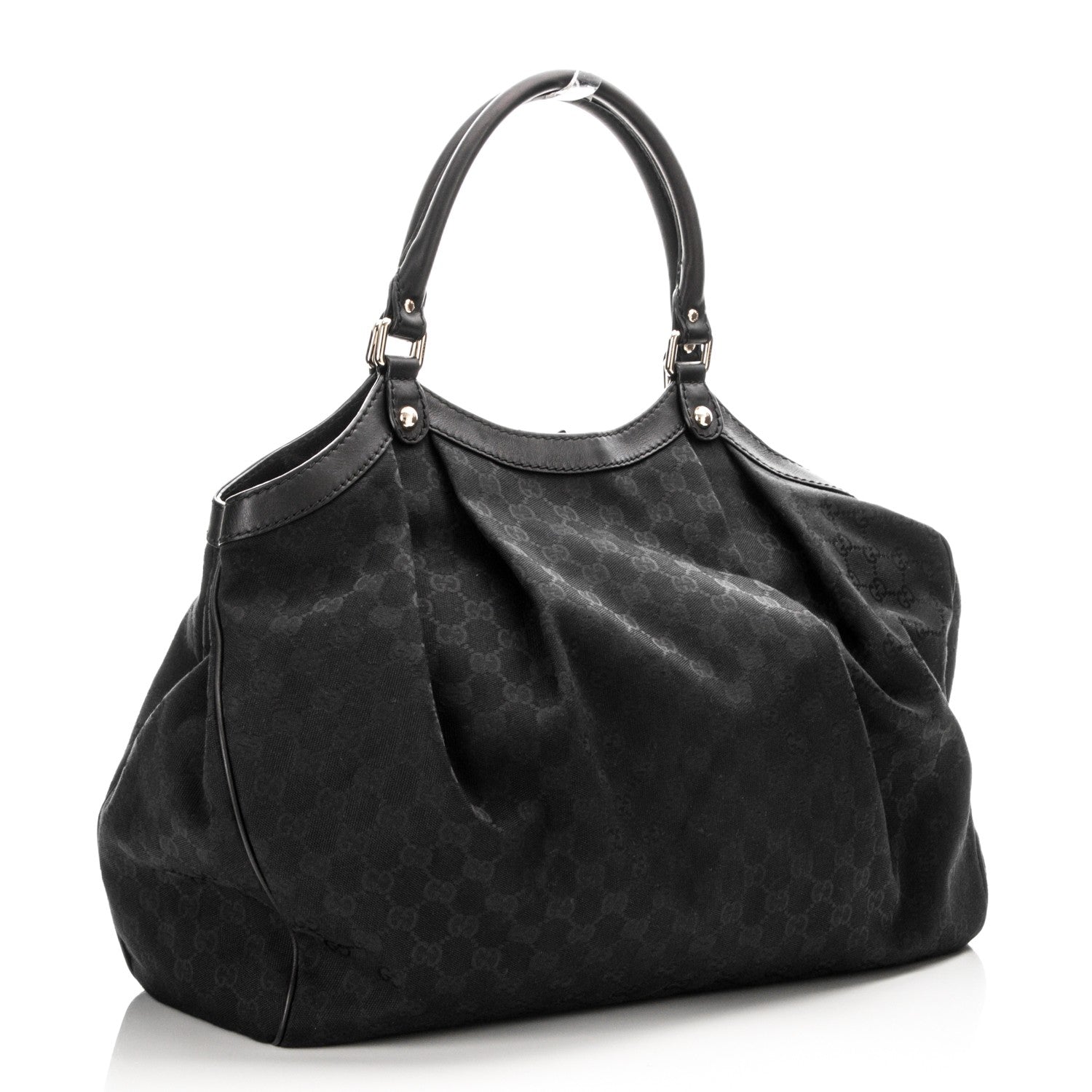 Gucci Monogram Large Sukey Tote Black 3 of 7