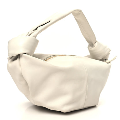 Bottega Veneta Calfskin Mini Double Knot Bag White 3 of 10