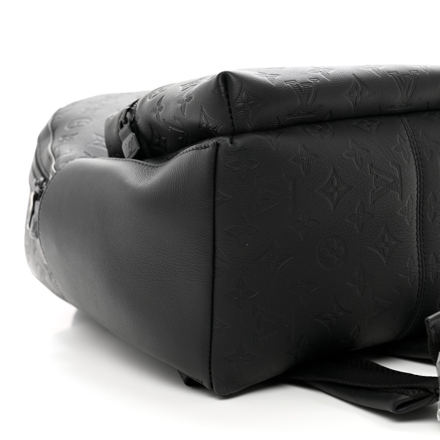 Calfskin Monogram Shadow Discovery Backpack Black