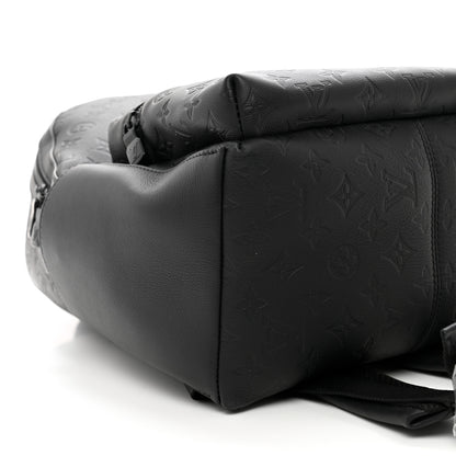 Louis Vuitton Calfskin Monogram Shadow Discovery Backpack Black 7 of 8