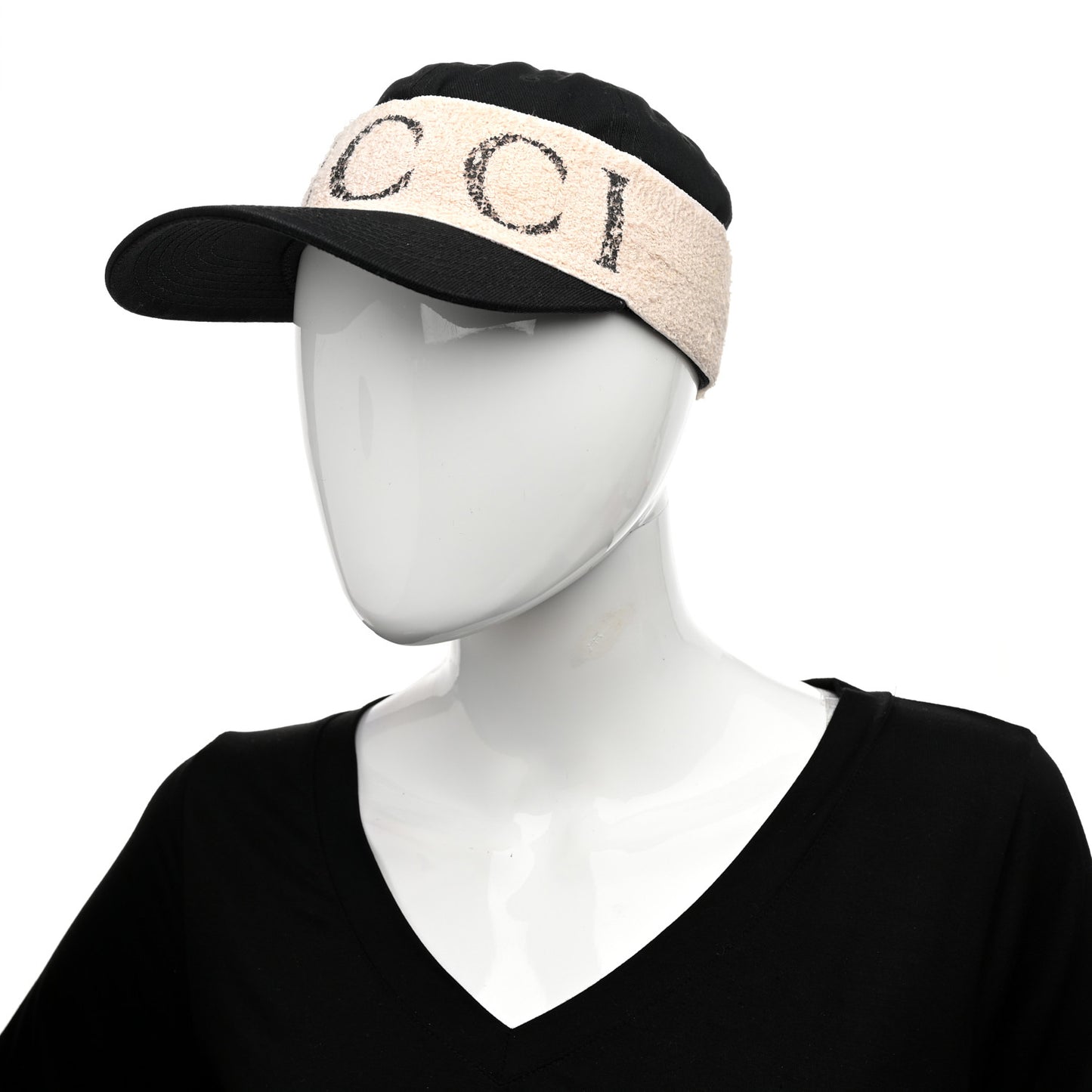 Gabardine Gucci Headband Baseball Hat S Black