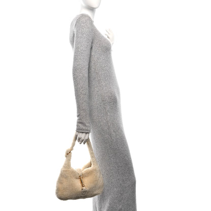 Gucci Shearling Small Jackie 1961 Shoulder Bag Ivory 2 of 10