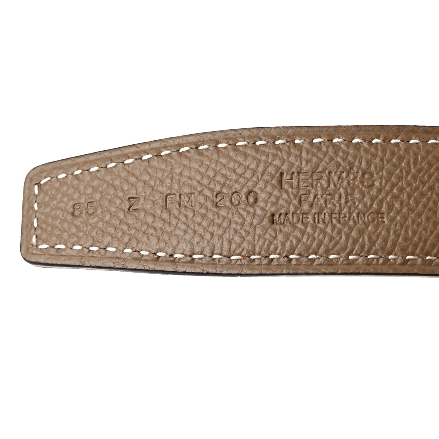 Swift Epsom 24mm Belt Strap 85 34 Black Etoupe