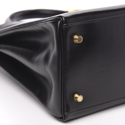 Hermes Box Kelly Retourne 35 Black 8 of 11