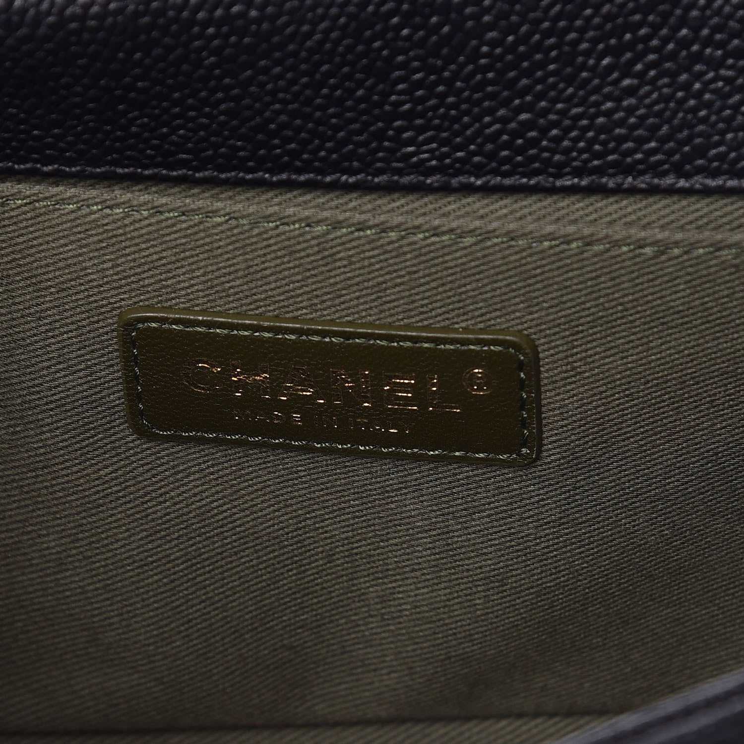 Chanel Caviar Quilted Medium Boy Flap Black 6 of 9