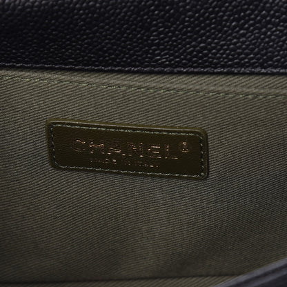 Chanel Caviar Quilted Medium Boy Flap Black 6 of 9