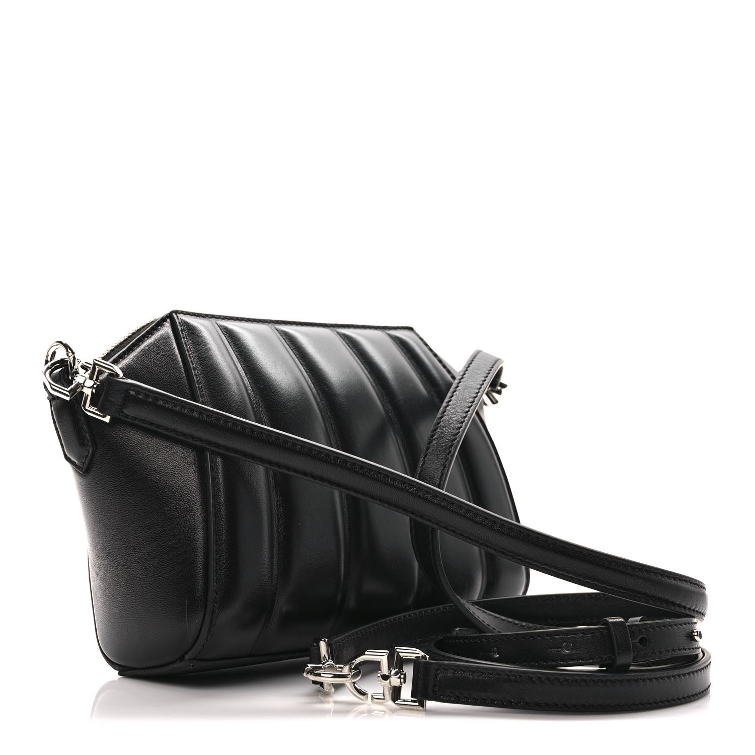 Givenchy Lambskin XS Lock Antigona Shoulder Bag Black 3 of 8