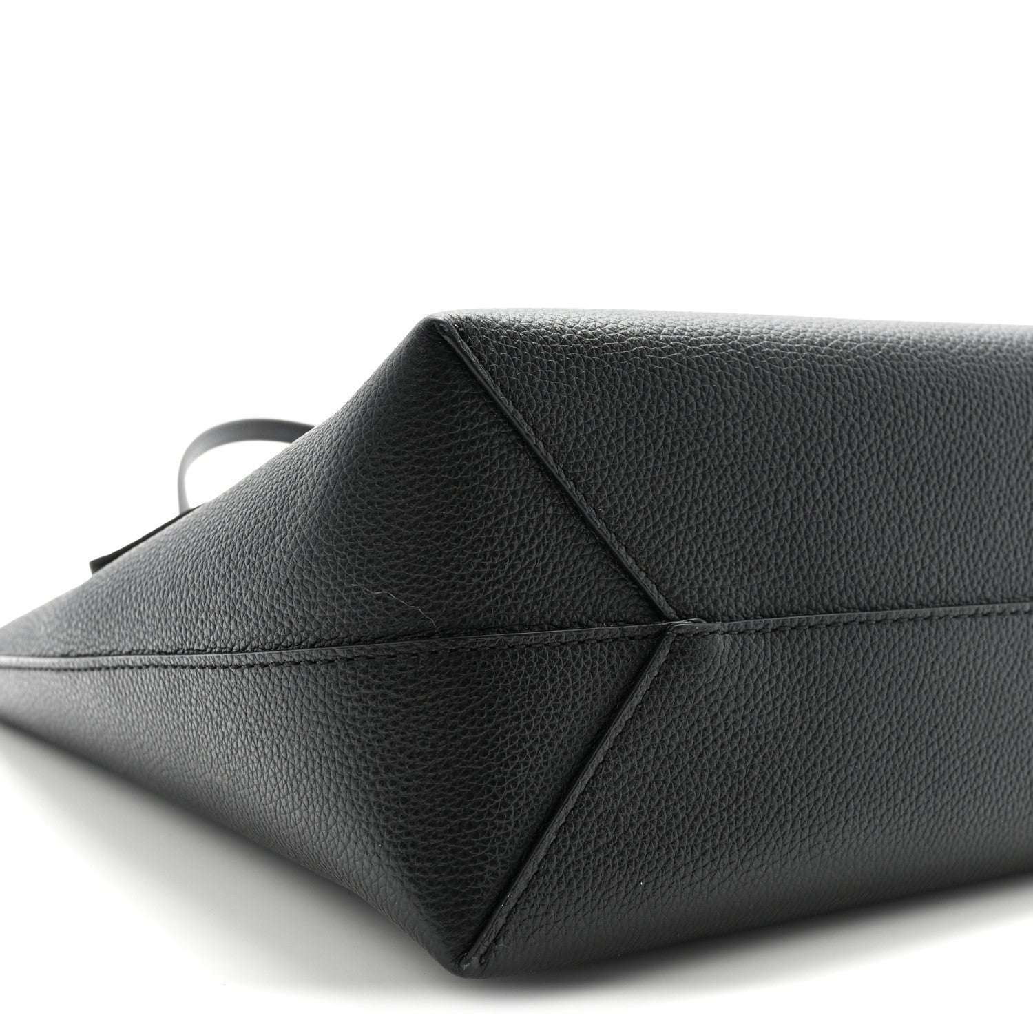 MCM Grained Calfskin Mini Himmel Shopper Tote Black 8 of 9