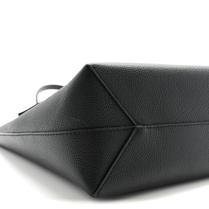 MCM Grained Calfskin Mini Himmel Shopper Tote Black 8 of 9