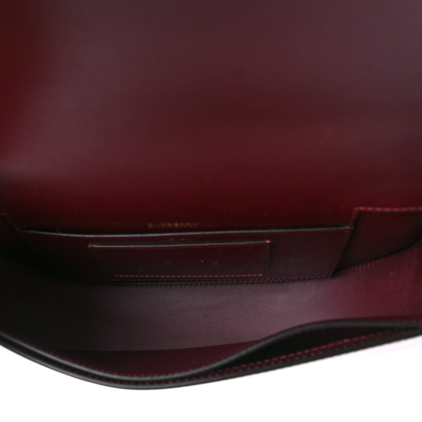 Calfskin Small Olympia Shoulder Bag Burgundy