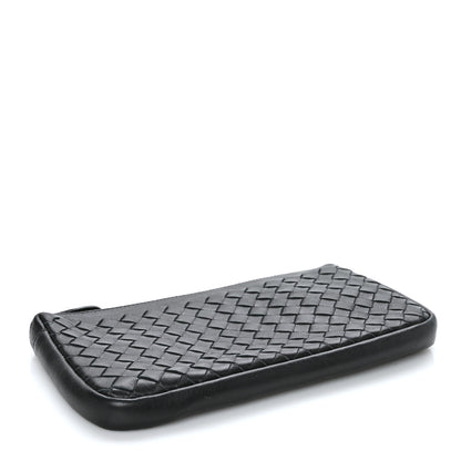 Bottega Veneta Nappa Intrecciato Zip Pouch Black 4 of 9