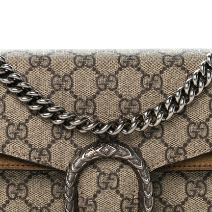 Gucci GG Supreme Monogram Small Dionysus Shoulder Bag Taupe 8 of 10