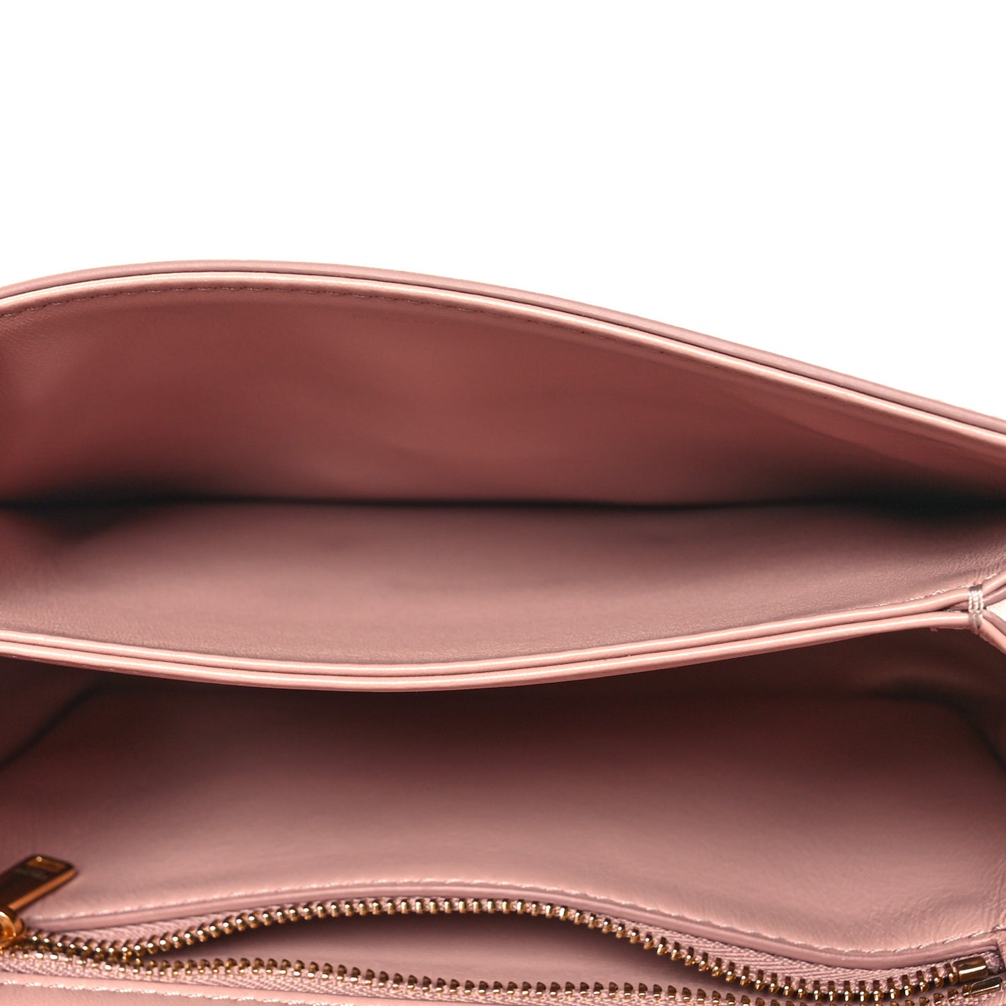 Shiny Calfskin Teen Triomphe Vintage Pink