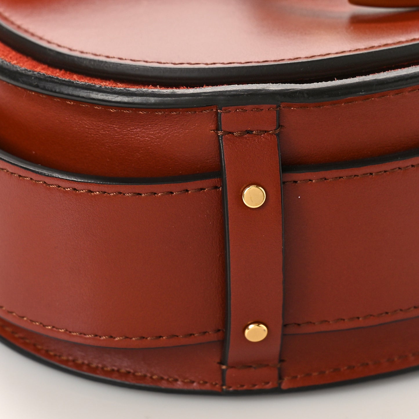 Calfskin Small Tess Bag Sepia Brown