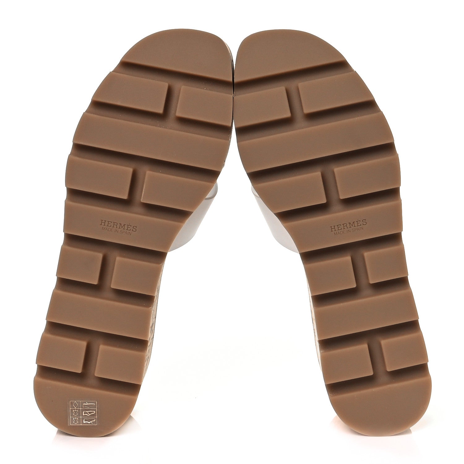 Hermes Calfskin Cork Eze 30 Sandals 38 White 5 of 9