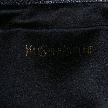Saint Laurent Textured Calfskin Classic Y Ligne Clutch Black 5 of 8