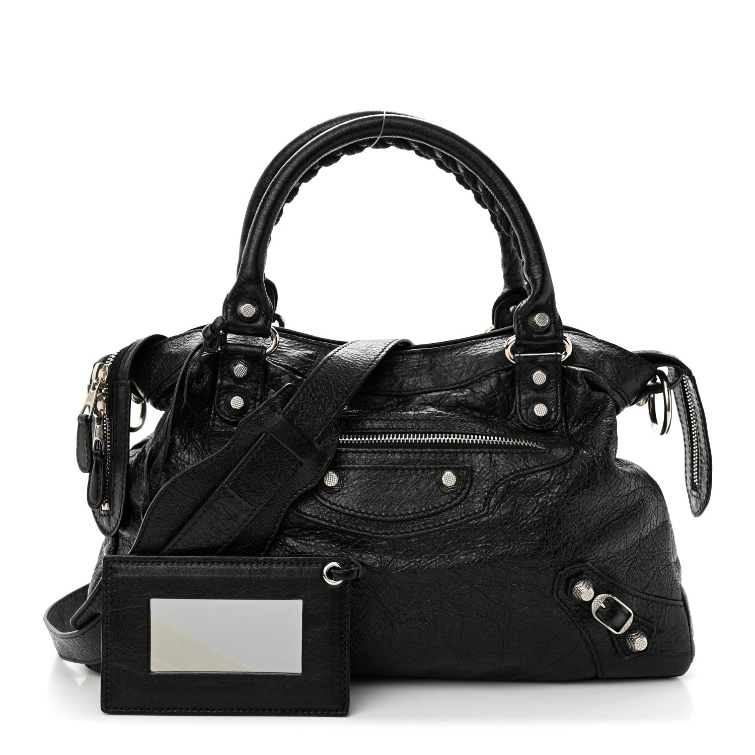Balenciaga Agneau Giant 12 Silver Hardware Town Black 3 of 17