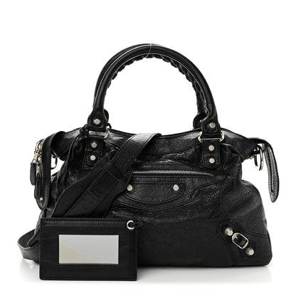 Balenciaga Agneau Giant 12 Silver Hardware Town Black 3 of 17