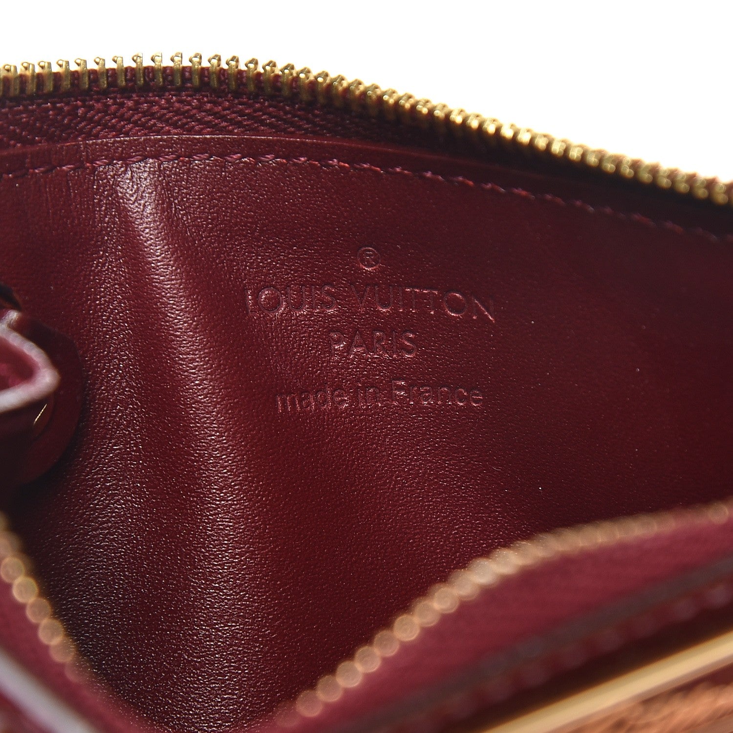 Louis Vuitton Vernis Key Pouch Griotte 6 of 7