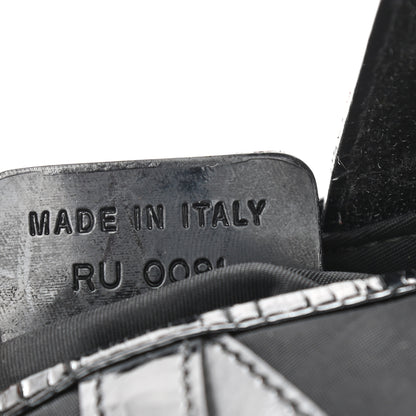 Christian Dior Nylon Saddle Bag Black 6 of 11